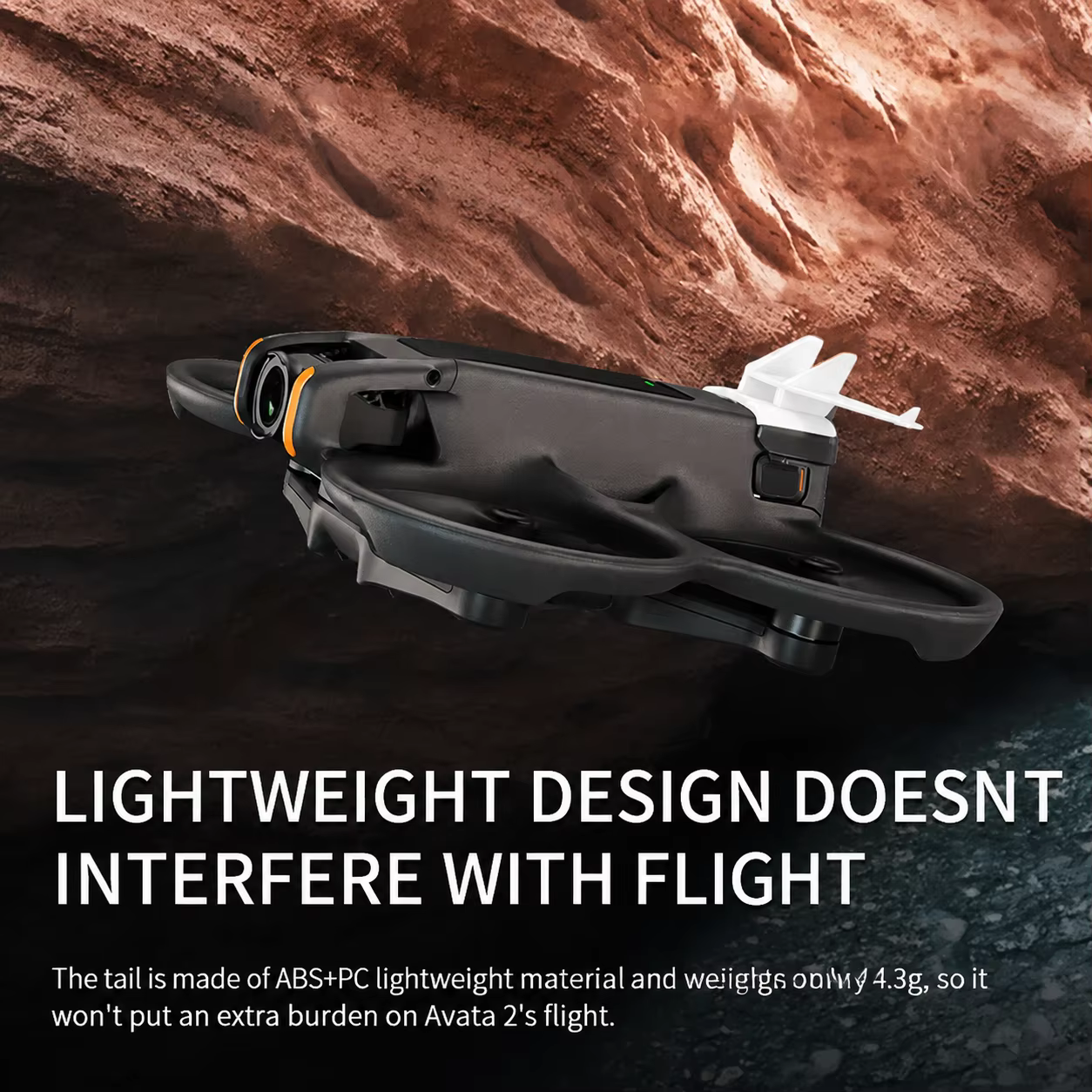 Colle pour DJI Avata 2, colle de vol légère, augmente la stabilité de la vitesse de navigation pour les accessoires Avata 2