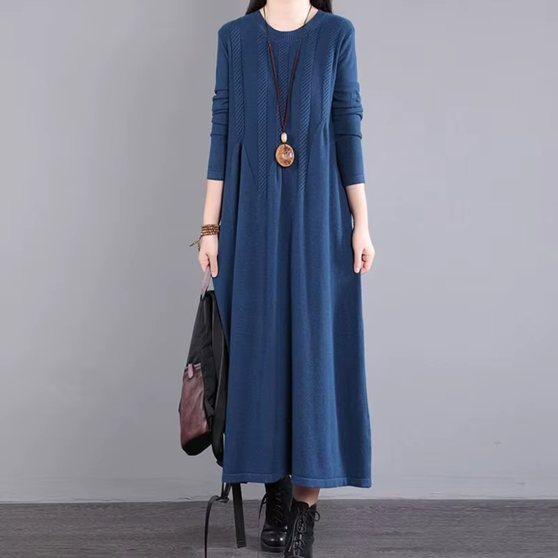 Ropa De Mujer nouveaux Pulls femme vêtements ample longue robe pull printemps automne femmes