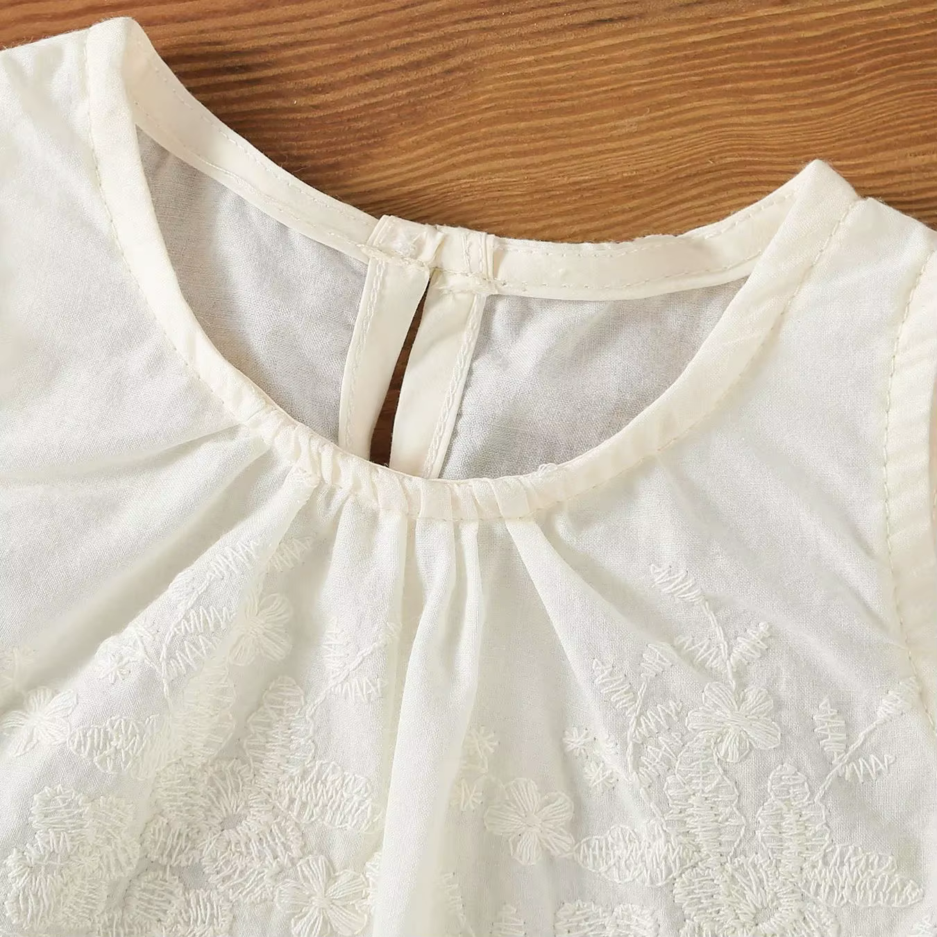 Nouvelle mode été nouveau-né bébé filles vêtements ensemble sans manches brodé gilet hauts avec pantalon décontracté enfant en bas âge enfants vêtements ensembles