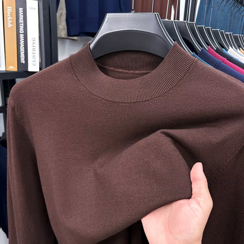 Pulls en laine de soie de mûrier pour hommes