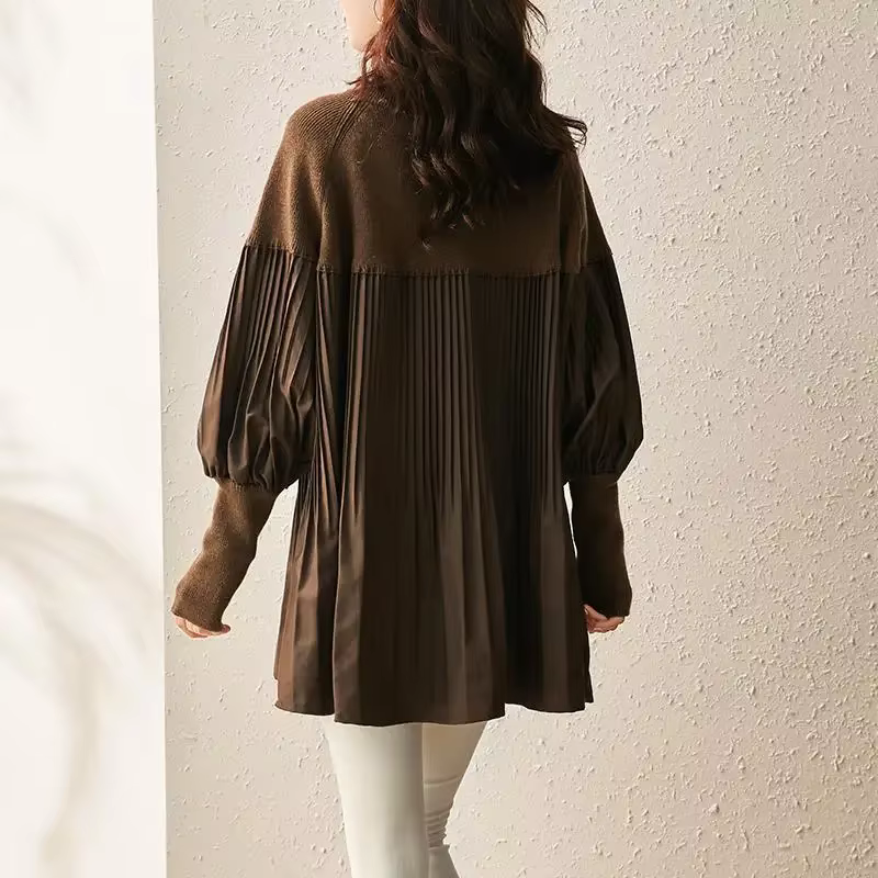 Pull ample YEMOCILE tricoter en matériau de qualité pour femmes, col roulé, coupe décontractée et ample, idéal pour automne et été, occasions spéciales et tous les jours