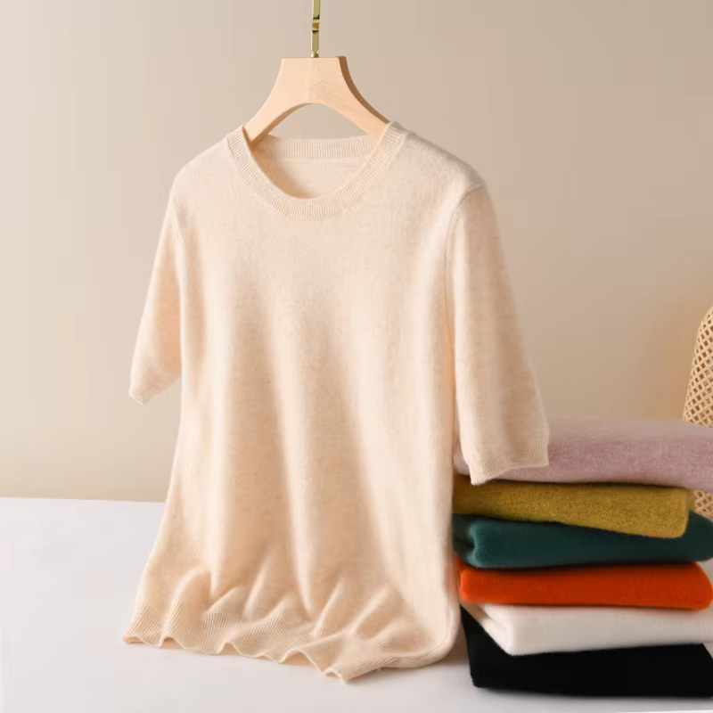 Pull en laine mérinos femme col rond ample pour toutes les saisons et occasions festives