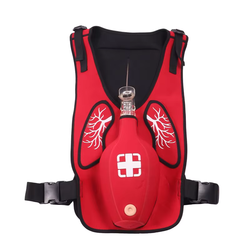 Gilet d'entraînement Heimlich pour l'entraînement d'urgence, l'éducation des enfants et de la recherche, modèle d'enseignement portable pour l'attaque cardiaque adulte
