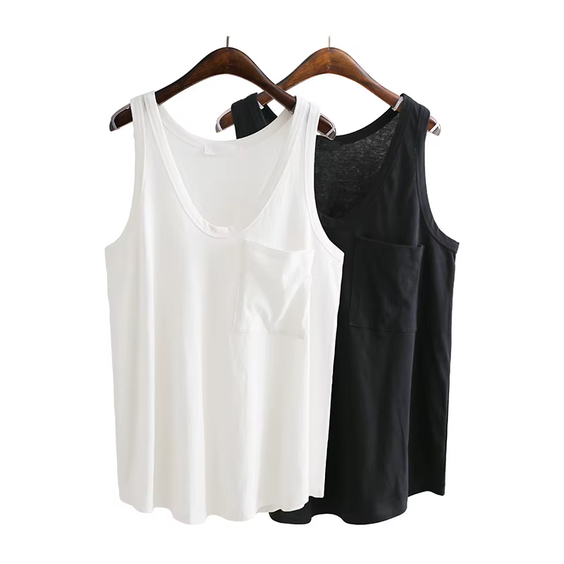 Simple polyvalent gilet haut femmes 2026 nouvelle mode