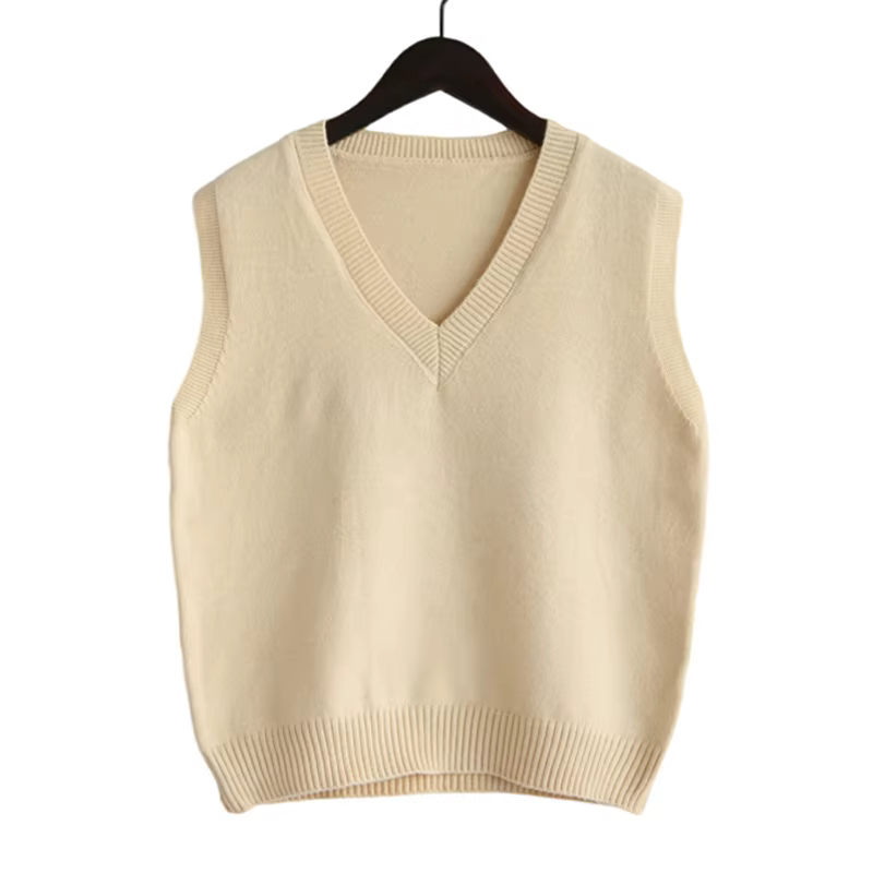 Pull FURSDIC en polyester coupe ample style préppy pour femmes toutes saisons élégance confort