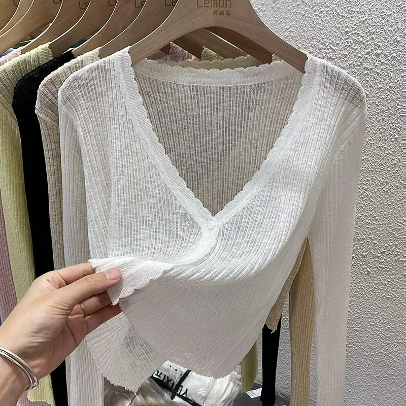 Cardigan court Pastel pour femmes