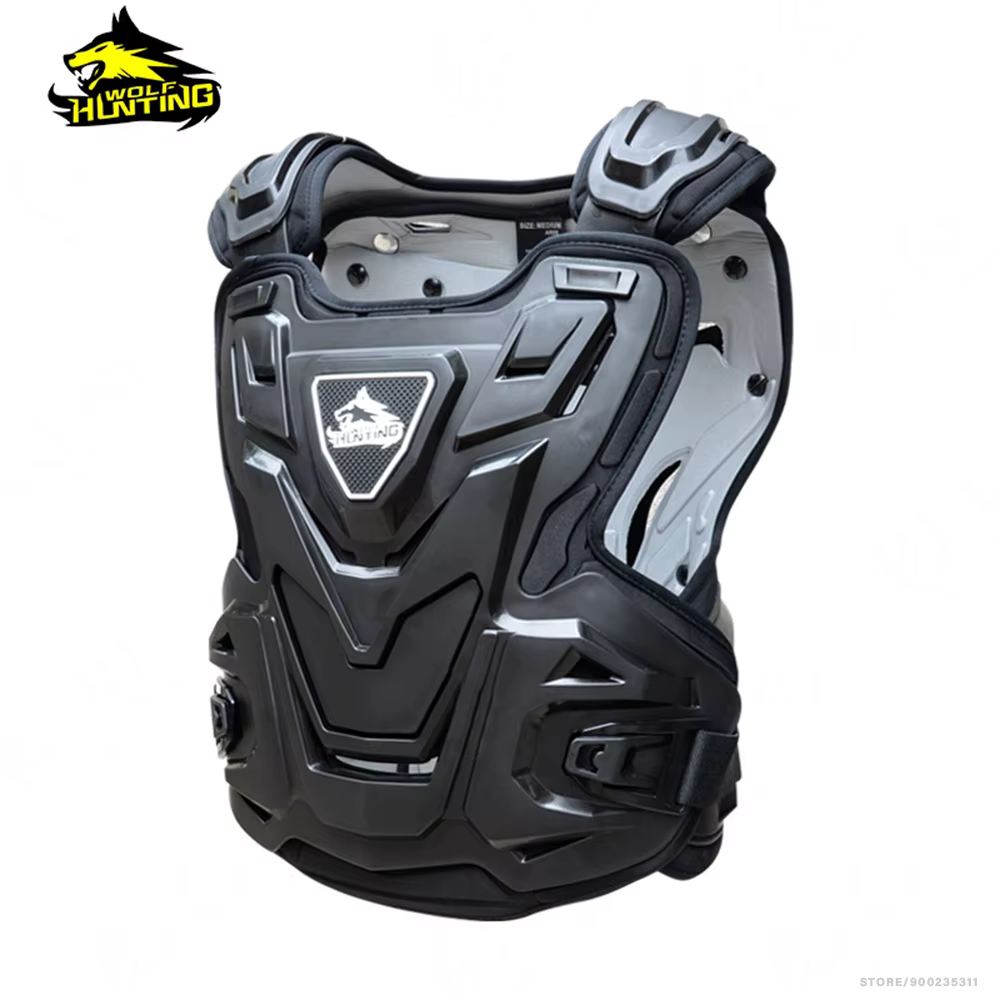 Armure corporelle de Motocross, veste de moto, gilet d'armure, intérieur et extérieur, protection de poitrine Anti-chute, équipement de protection pour vélo tout-terrain