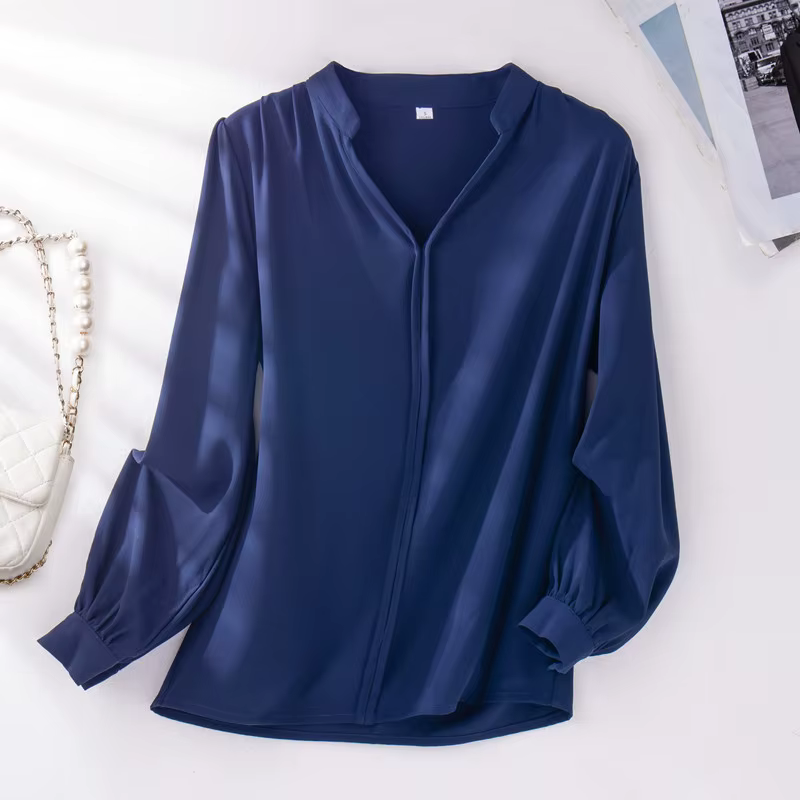 Chemisier Bleu Marine pour Femme
