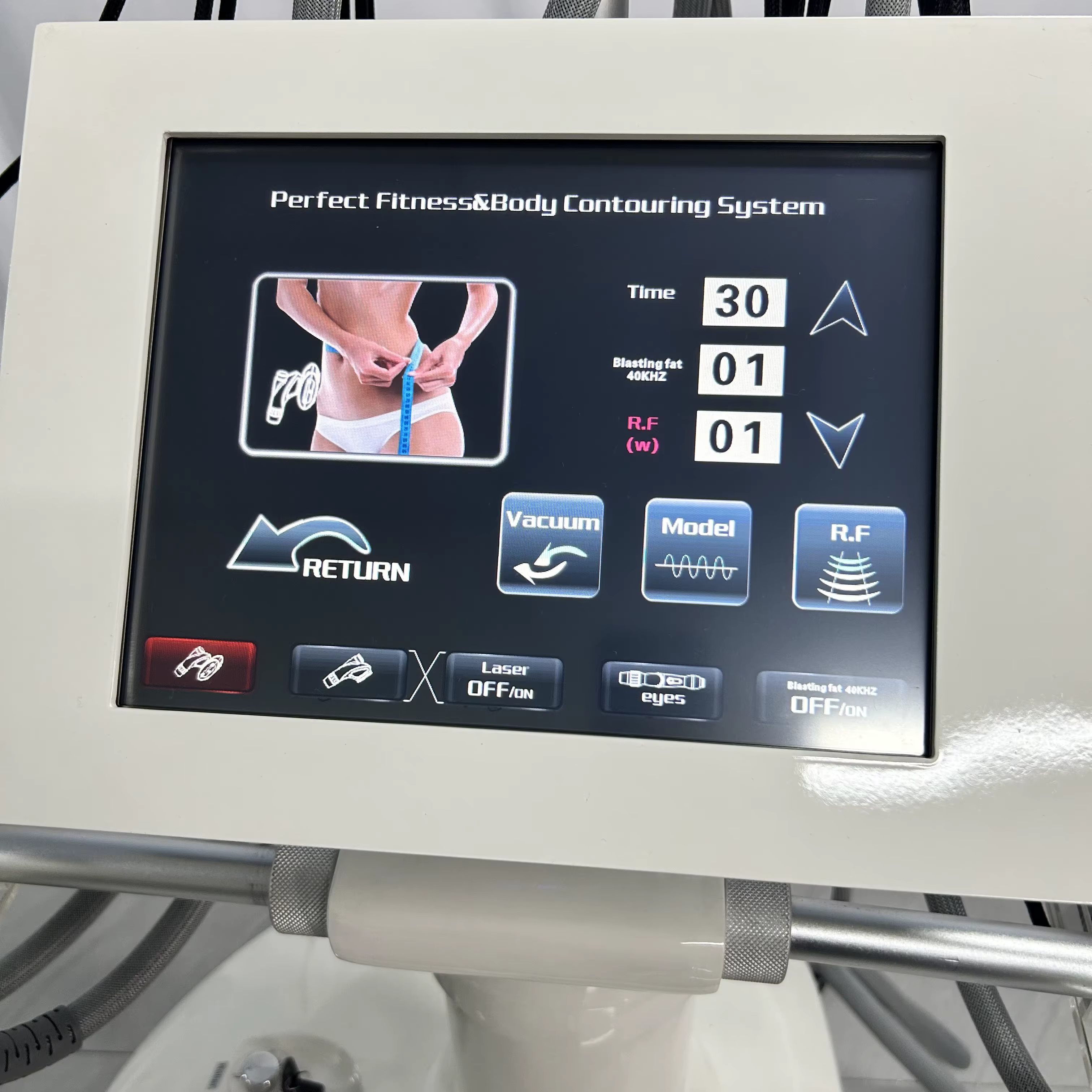Appareil multifonctionnel VELABODY SHAPE V10 pour le remodelage corporel, la cavitation, l'élimination de la cellulite et des graisses, le soin des yeux et la perte de poids
