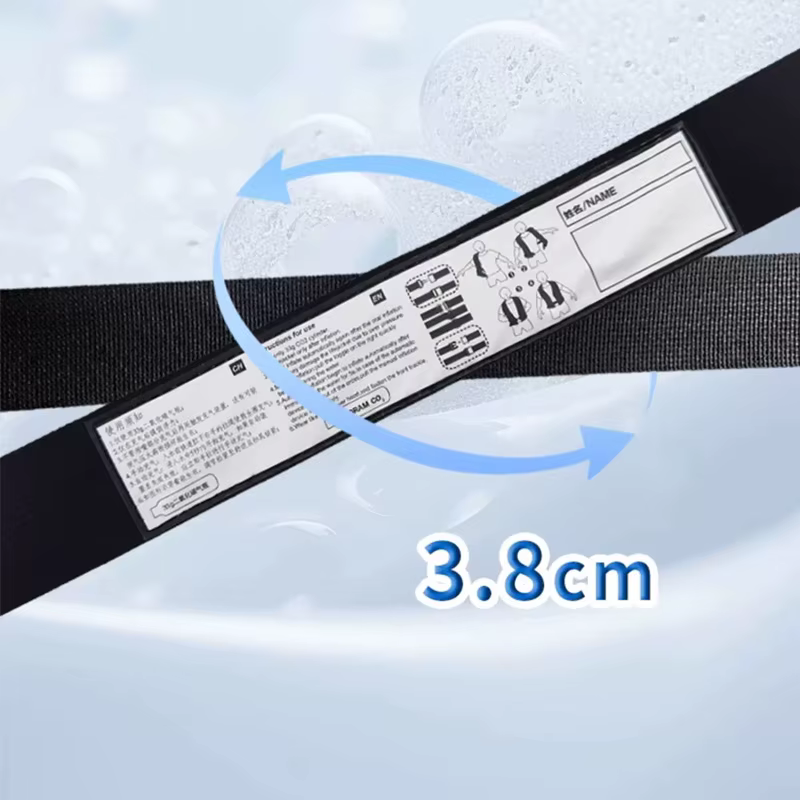 Gilet de sauvetage gonflable automatique/manuel, gilet de sauvetage approuvé CE 150N PFD, profil bas, conception compacte, pour pêche, Rafting, bateau