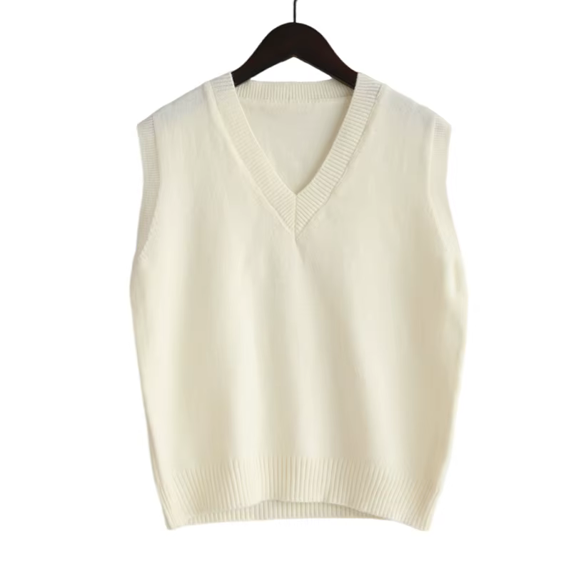 Pull FURSDIC en polyester coupe ample style préppy pour femmes toutes saisons élégance confort
