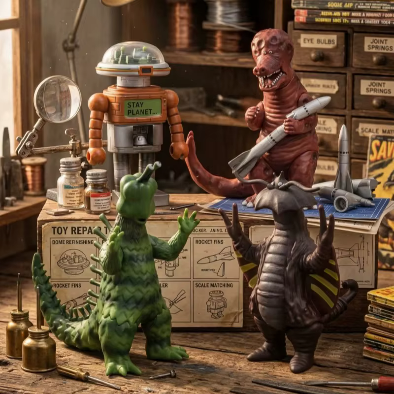 En stock Kenelephant Tokyo Kaiju Universe Vol.2 Figurine miniature Modèle de collection Décoration de bureau Jouet de collection Cadeau