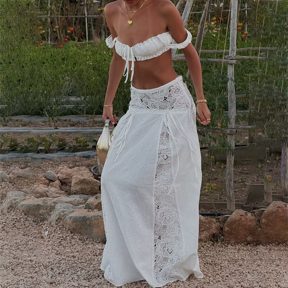 Tenue 2 pièces style Boho pour femmes