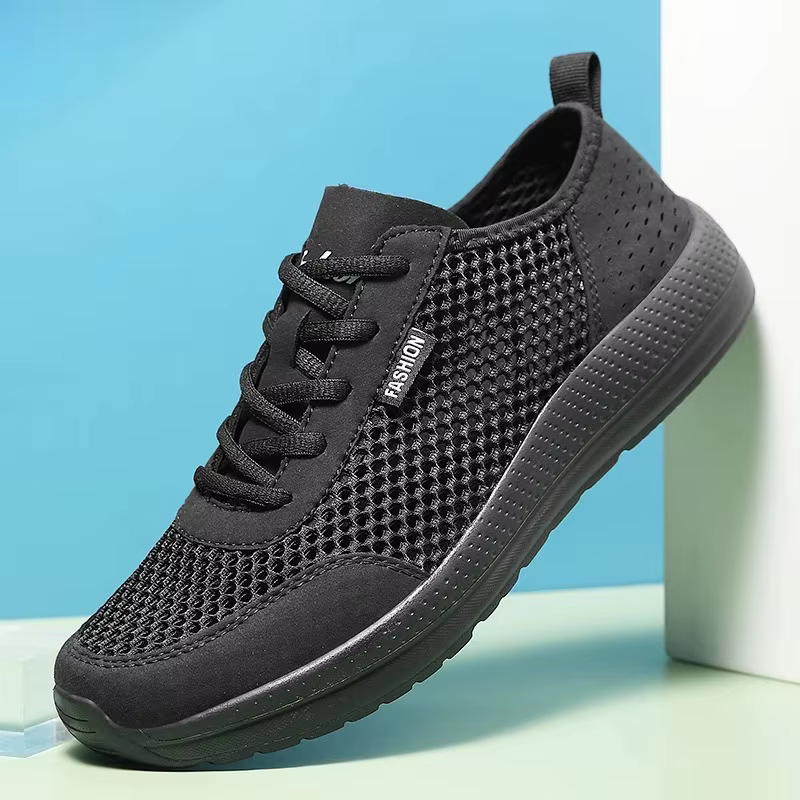 Baskets d'été en maille pour hommes, chaussures de course légères et respirantes pour hommes