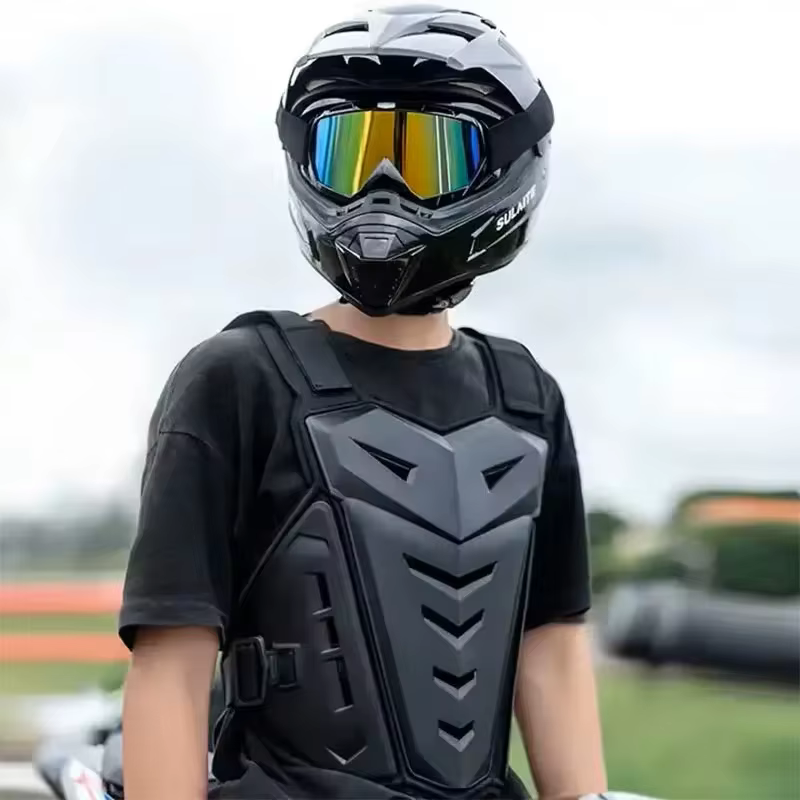 Veste de Moto avec armure corporelle pour Motocross, protection du dos et de la poitrine, gilet de Moto pour tout-terrain, équipement de protection pour Dirt Bike