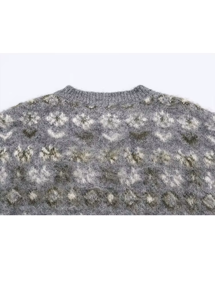 HH femmes à manches longues tricoté pull