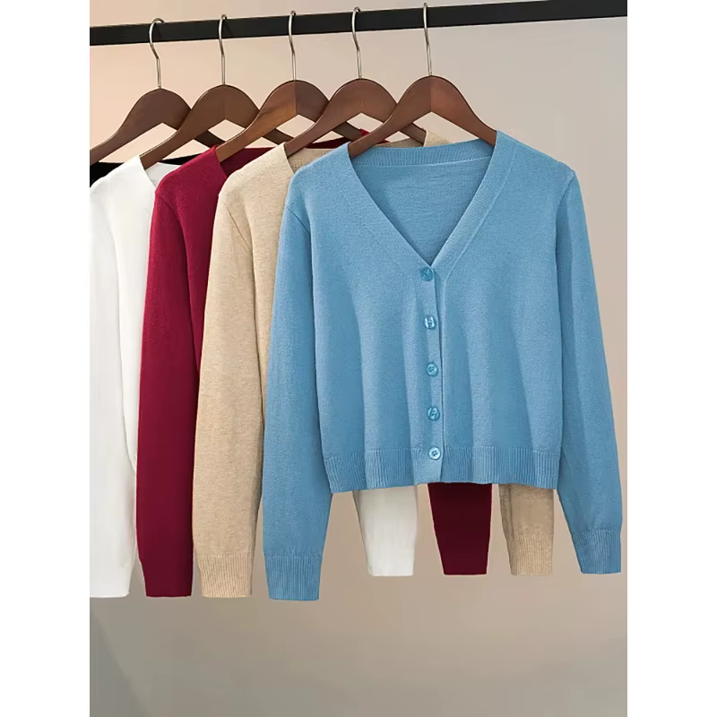 Cardigan Triblockchain à Manches sulfpour Femme