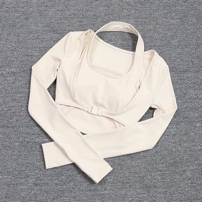 Costume de Yoga à col suspendu pour femmes, sous-vêtements amincissants, sport, entraînement, hauts de Tennis en plein air, Sexy
