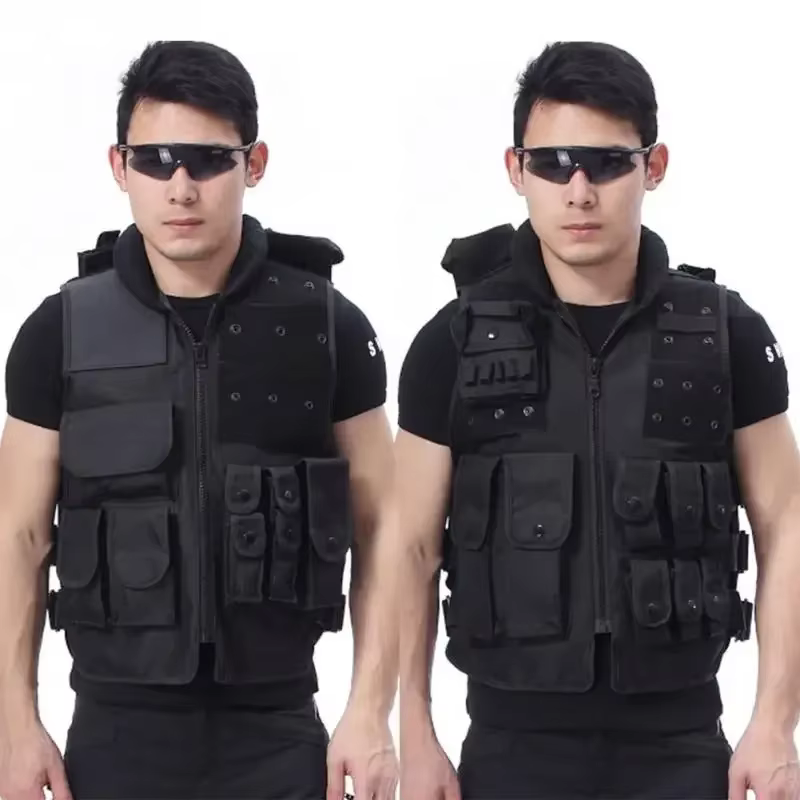Équipement de protection pour la chasse, DulglaUnisex, Glaçage noir, CS, Paintball, Molle, Randonnée, Haute qualité