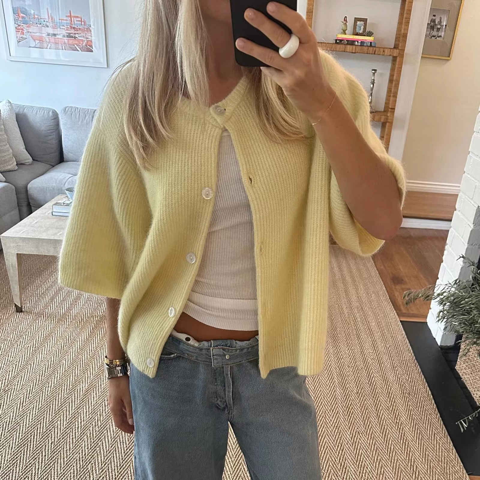 Pulls y2k pour femmes, couleur unie