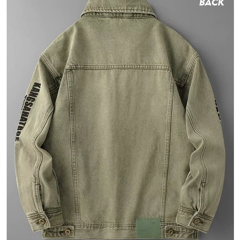 Hommes veste en jean rétro Harajuku mode lavé manteau hommes loisirs vêtements de travail printemps automne Cowboy vestes