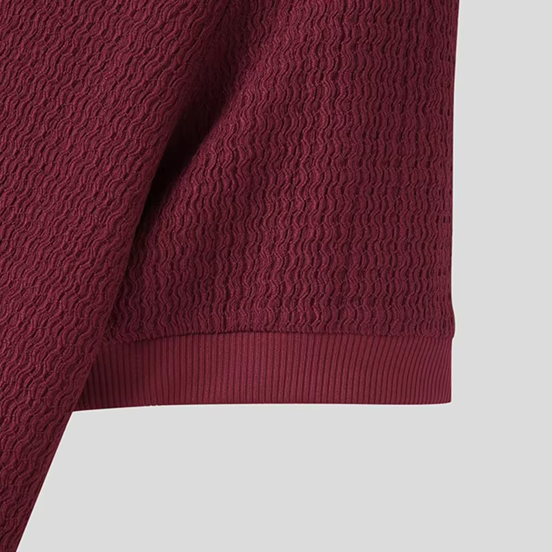 T-shirt tricoté à col roulé pour hommes, coupe cintrée, couleur unie, chemises décontractées, manches courtes, pull à bascule, Streetwear, 2024
