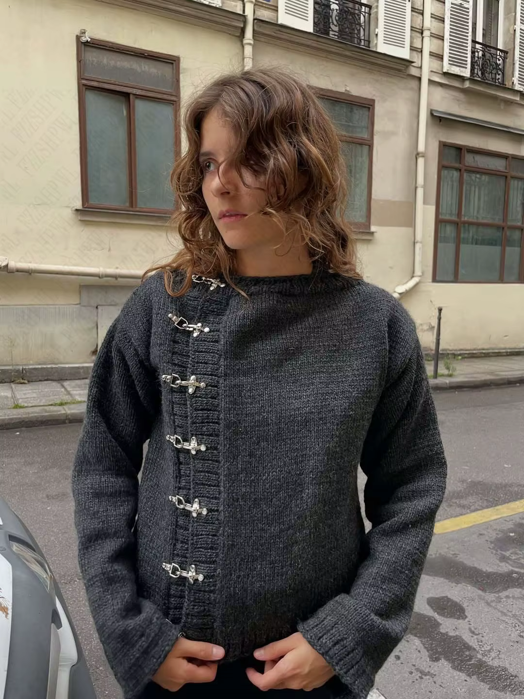 2025 nouveau pull cardigan à boutons européen et américain automne et hiver