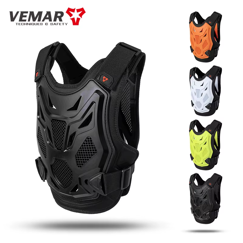 Gilet de protection pour enfants pour la moto, protections dorsales et thoraciques pour le motocross, équipement de protection pour le vélo tout-terrain, taille M-L