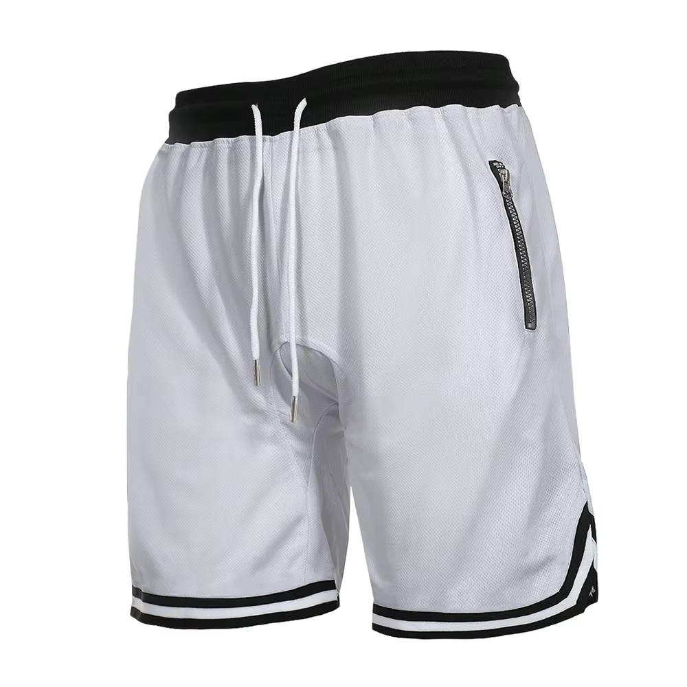 Shorts de basket-ball en maille à séchage rapide pour hommes, pantalons courts d'extérieur respirants, joggeurs de sport décontractés, salle de sport, fitness, été