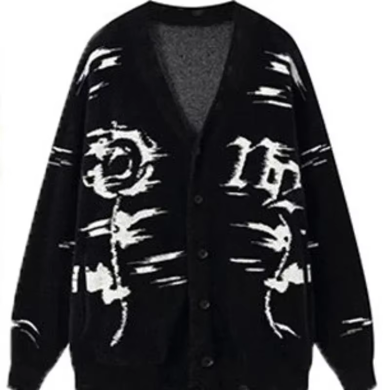 Pull en jersey de coton et polyester pour femme, cardigan à col en V avec boutons, élégant et doux pour les journées d'automne et d'hiver, occasionnels et cadeaux pour femmes