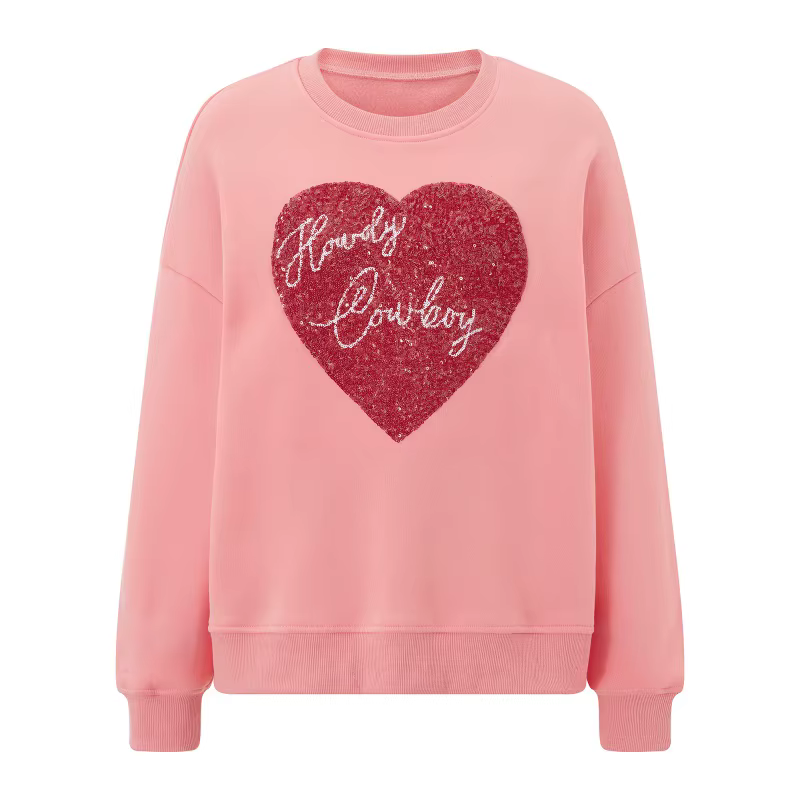 Puloru-Pull à Manches sulfet Col Rond pour Femme