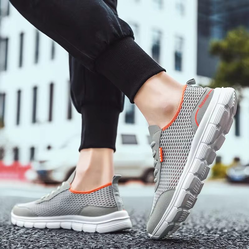 Baskets d'été en maille respirante pour hommes, mocassins confortables à semelle souple, chaussures de pataugeoire de plage polyvalentes, Tenis Masculino