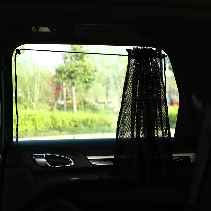 Pare-soleil pour fenêtre de voiture, rideau en maille pour la confidentialité, pare-soleil pour fenêtre latérale de voiture, isolation thermique, protection solaire
