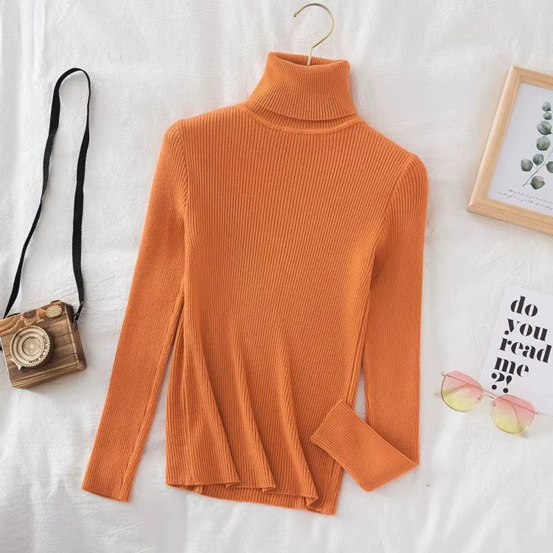 Pull col roulé pour femme