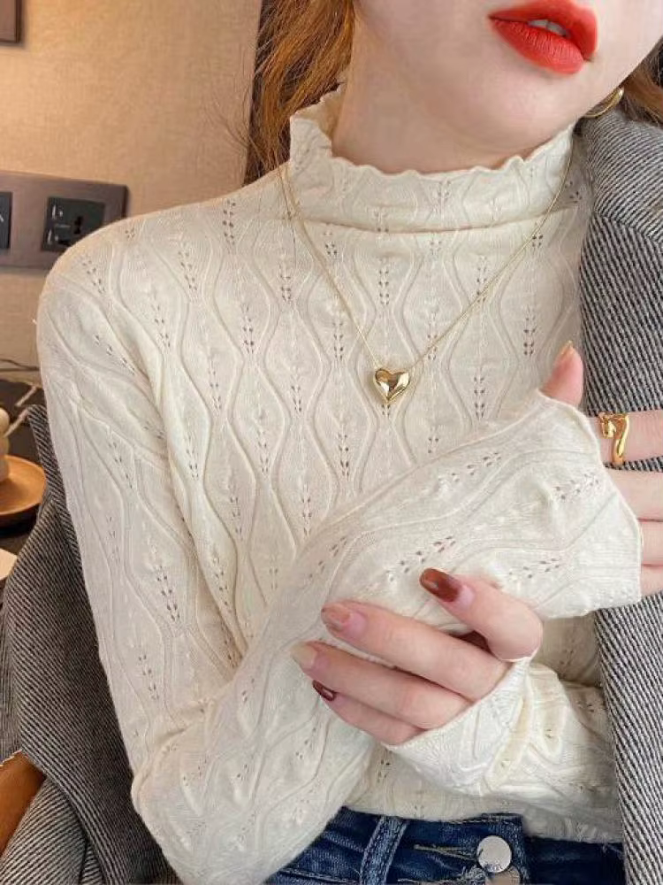 Pulls en cachemire à col roulé pour femmes