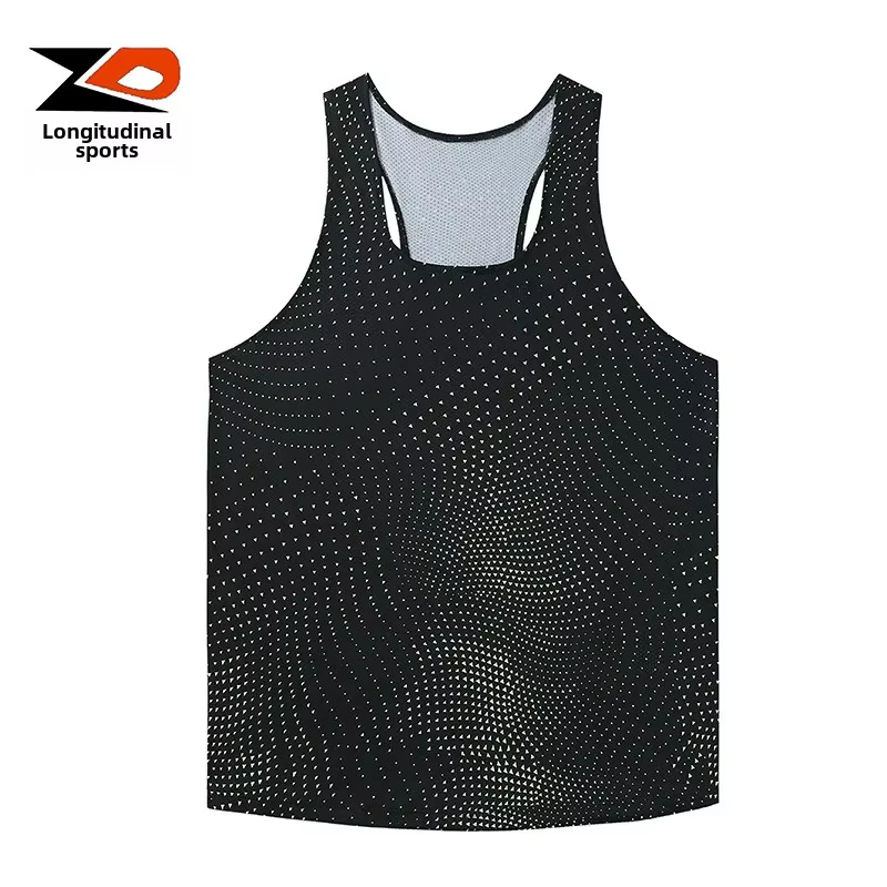 Gilet de course Marathon pour hommes, Ultra-léger, respirant, séchage rapide, vêtements d'entraînement sportif, extrémité longitudinale ZD, vêtements de sport
