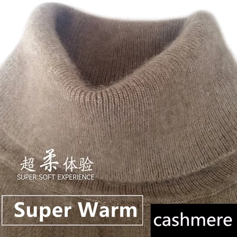 Pull en cachemire à col roulé pour Femme