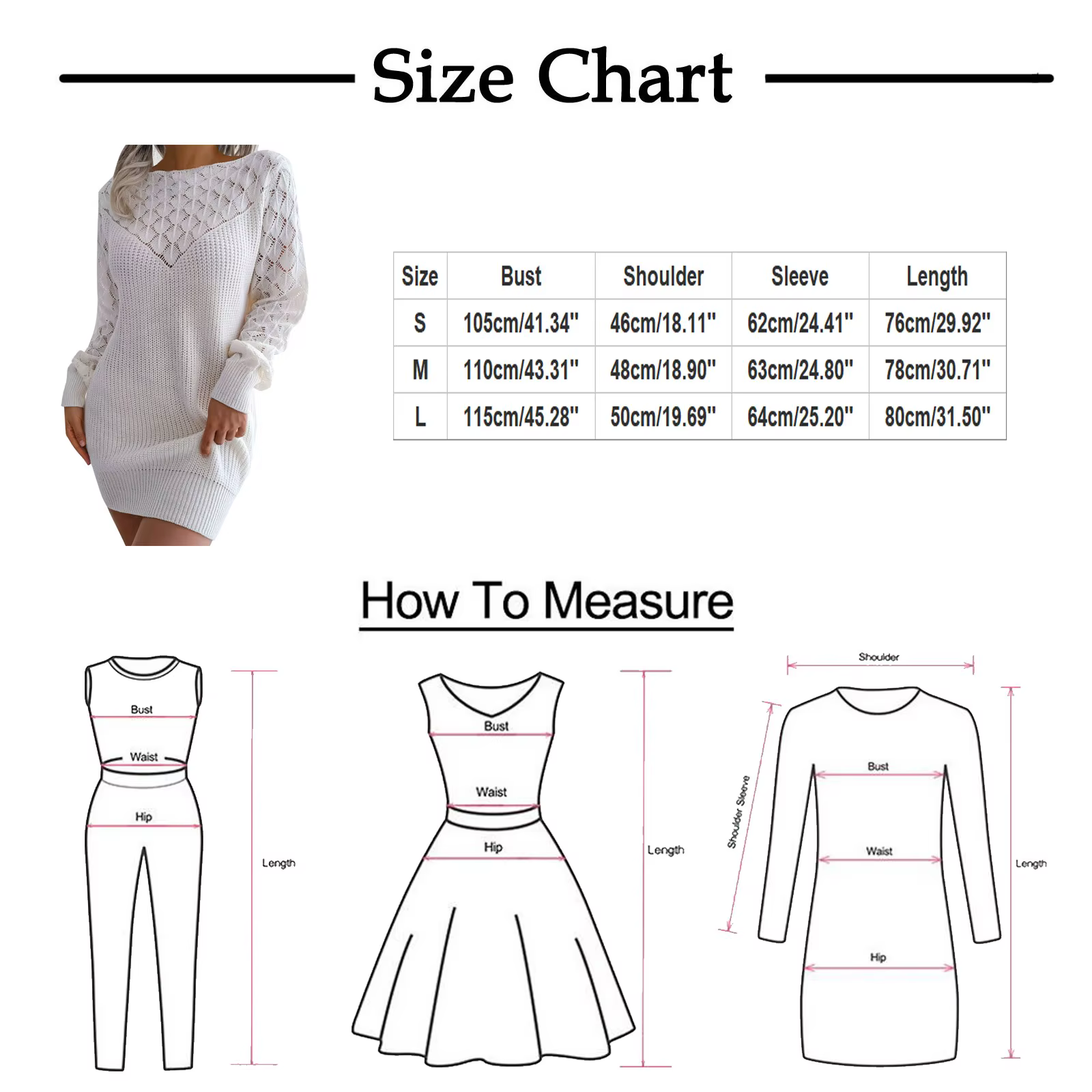 Robe pull légère polyester à manches longues pour femmes style décontracté ocasions spéciales été automne hiver