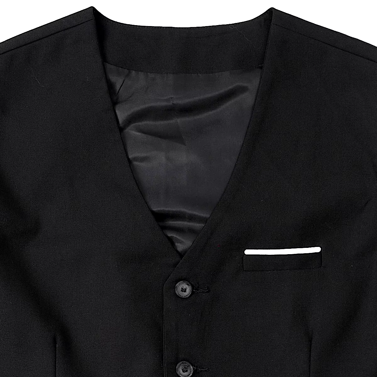 Gilet de costume pour hommes, ensemble de tenue formelle d'affaires pour mariage, bureau, fête d'anniversaire, veste d'église de pâques, gilet noir