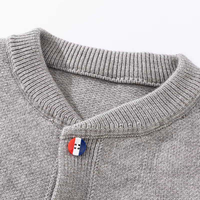 Cardigan en tricot à manches longues style couple