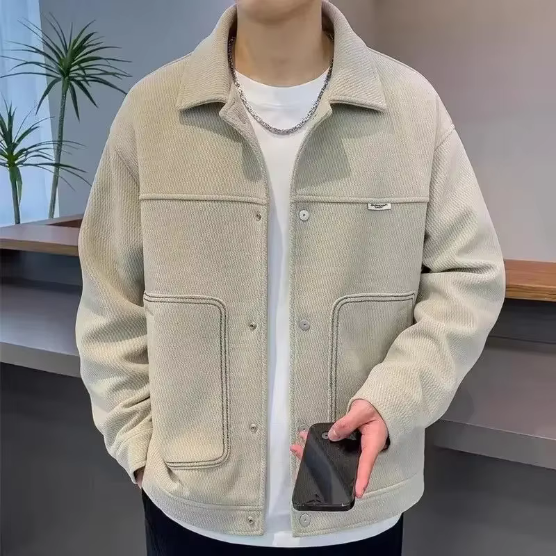 Veste pour hommes de haute qualité homme manteau élégant printemps automne marques originales pas cher vente vêtements mode 2025 livraison rapide Joker