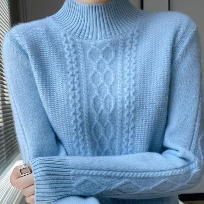 Pull chaud en cachemire pour femme
