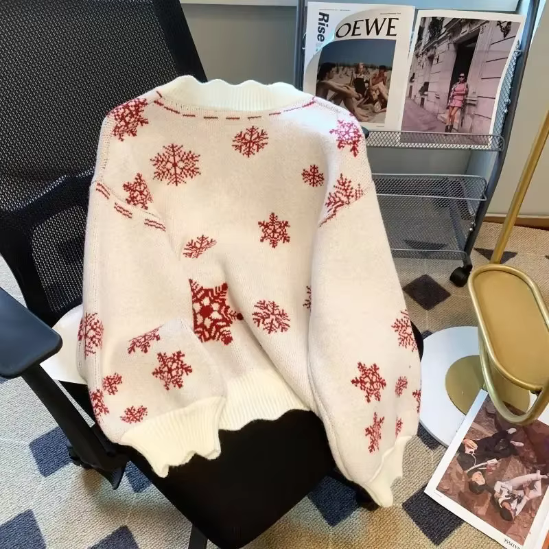 Pulls de Noël à manches longues pour femmes