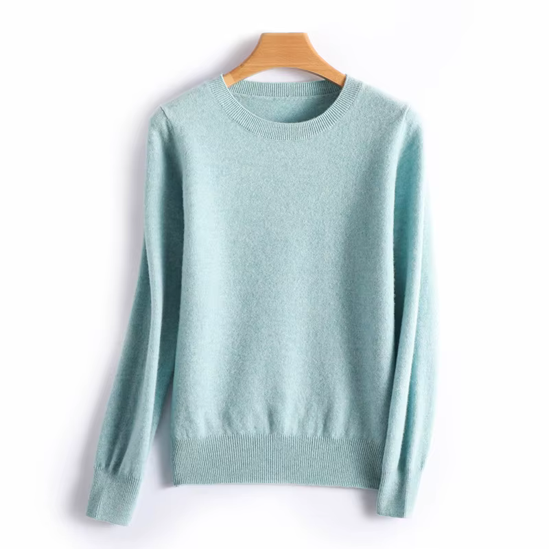 Pull fin à col rond pour femme, haut tricoté décontracté, sous-couche courte, à la mode, 18 couleurs, automne et hiver occasions spéciales