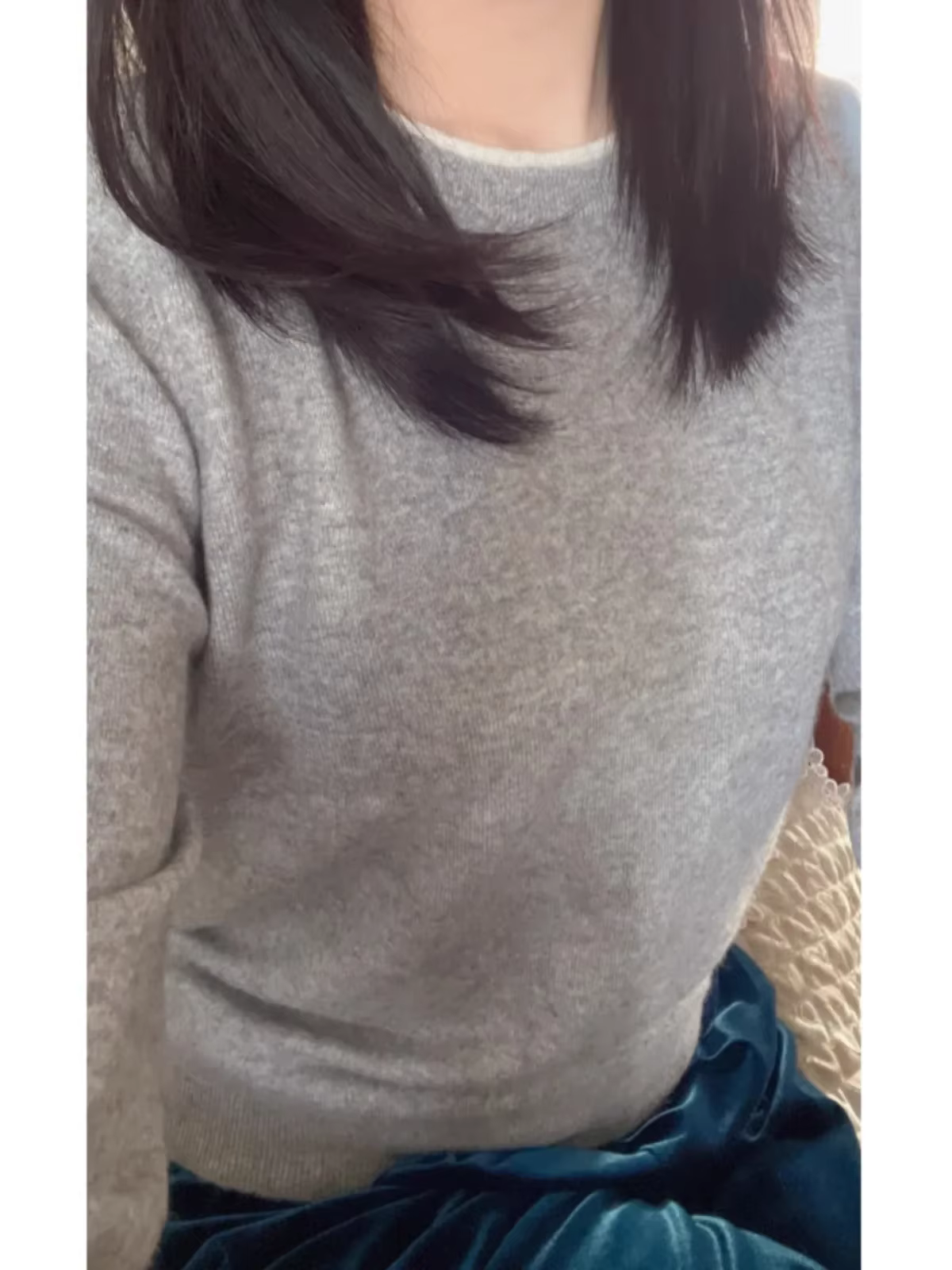 Pull en cachemire pur à col rond pour femme, pull en tricot, grande taille, laine, astronomique, automne, hiver