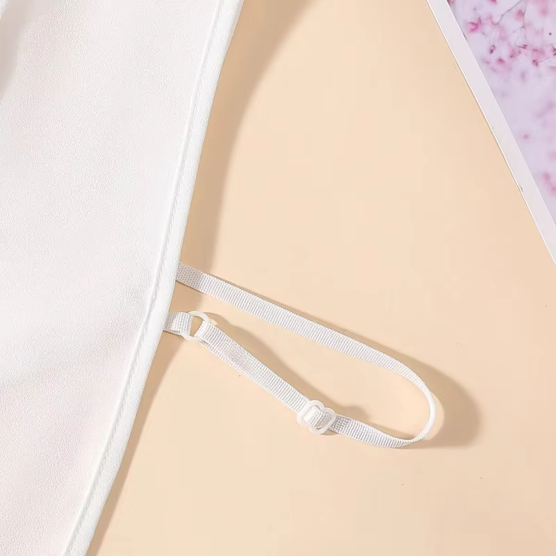 Nouveau Col Amovible en Chiffon Chiffonné Élégant et Tendance pour Femme