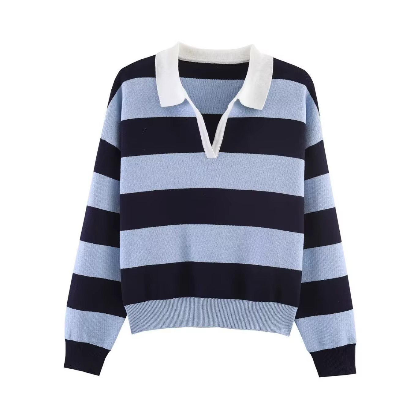 Pulls en tricot rayés pour femmes