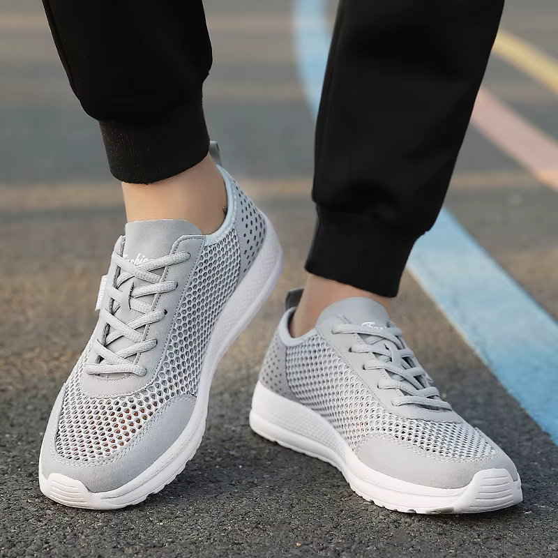 Baskets d'été en maille pour hommes, chaussures de course légères et respirantes pour hommes