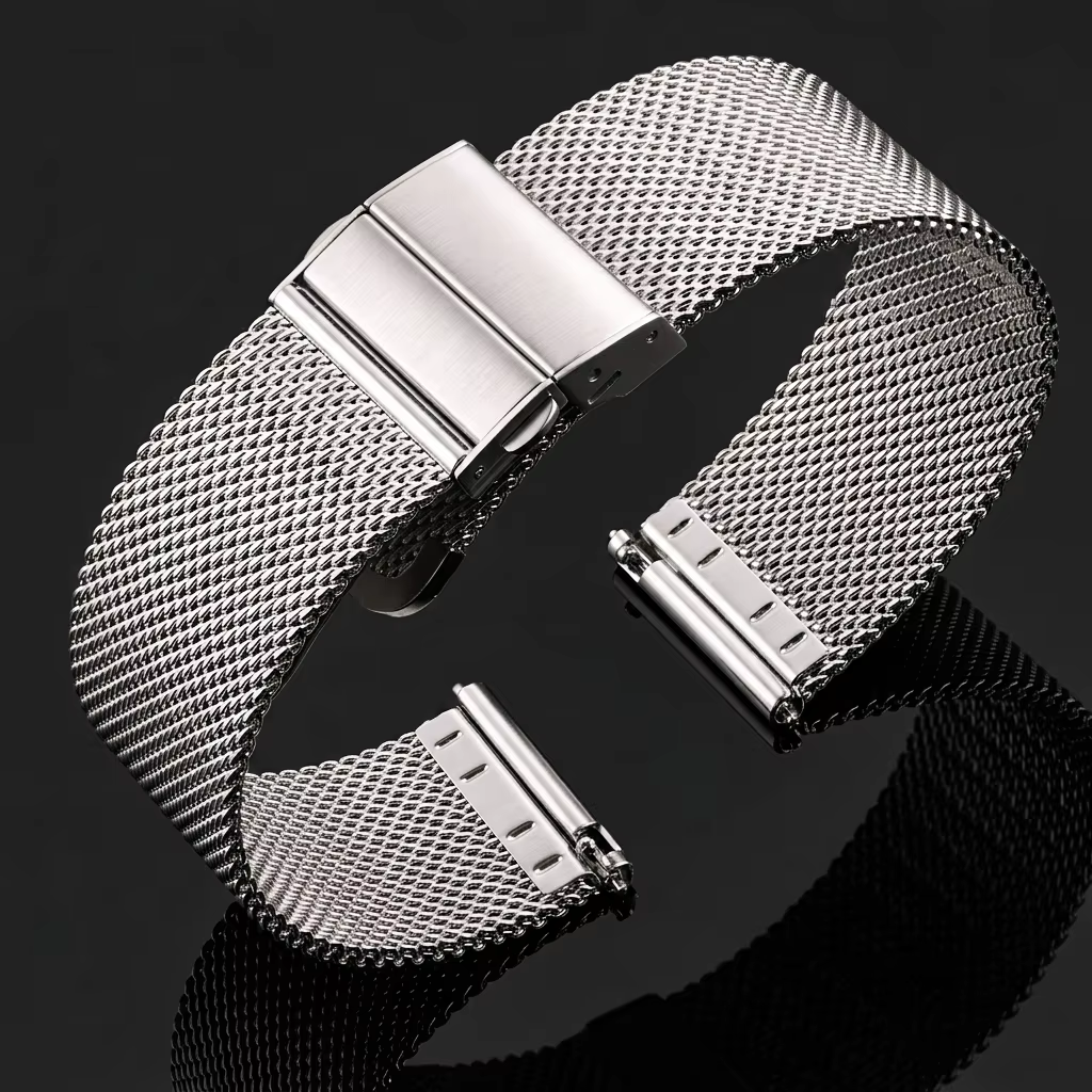 Bracelet de montre en maille milanaise pour montre Galaxy, presse à touristes, structure automatique, bracelet à dégagement rapide, 18mm, 20mm, 22mm, 24mm, 5 Pro, 4mm, 6 Classic
