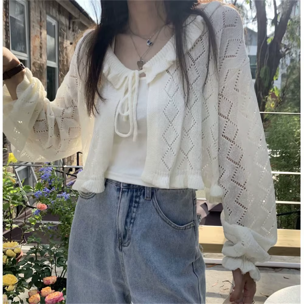 Cardigans blancs pour femmes